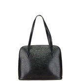 ルイ ヴィトン エピ リュサック ワンショルダーバッグ トートバッグ M52282 ノワール ブラック レザー レディース LOUIS VUITTON 【中古】